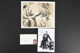 ROBERT YOUNG & GEORGE BURNS Original signatures