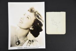 MARGARET LINDSAY Original signature