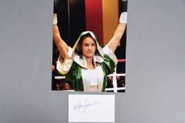 HILARY SWANK Original signature