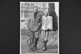JOHNNY WEISSMULLER & ARLENE GATES WEISSMULLER Original signatures
