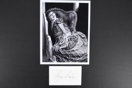 MARY MARTIN Original signature