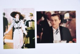 TITANIC; LEONARDO DICAPRIO & KATE WINSLET Original signatures