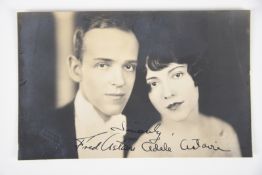 FRED ASTAIRE & SISTER ADELE ASTAIRE Original signatures
