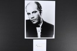 JOHN MALKOVICH Original signature
