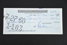REX HARRISON Original signature