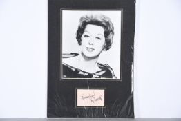 ROSALIND RUSSELL Original signature