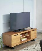 (P13) 1x Phoenix TV Unit. SKU: 576291. RRP £200.00. (H)50 x (W)135 x (D)40cm.