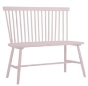 (P20) 1x Laura Spindle Back Bench Lilac