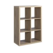 (P17) 1x Clever Cube 2x3 Cube Storage Unit Sanoma Oak Finish.