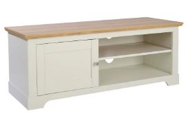 (P7) 1x Diva TV Unit – Ivory. SKU: 575813. RRP £145.00. (L)120 x (W)44 x (H)47cm.