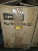 (P12) 2x Diva Dining Chairs