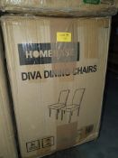 (P12) 2x Diva Dining Chairs