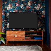 (P13) 1x Cooper Wide TV Unit. SKU: 607682 . RRP £345.00. 120x37.5x45cm.