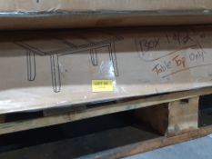 (P8) 1x Charterhouse Extending Dining Table. (Box 1 Of 2 Only – Table Top). SKU: 588999. RRP £350.