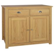 (P19) 1x Marcy Sideboard – Oak. SKU: 575826. RRP £180.00. (L)100 x (W)44.8 x (H)83cm.