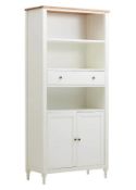 (P7) 1x Laura Display Cabinet. SKU: 576284. RRP £250.00. (H)185 x (W)85 x (D)40cm.