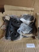 Opti Cast Iron Weight Plates. RRP £50.00 - GRADE U