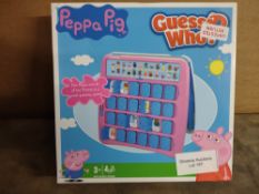 Peppa Pig Guess Who? Board Game. RRP £20.00 - GRADE U