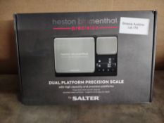 Heston Blumenthal Dual Platform Precision Scale. RRP £39.99 - GRADE U