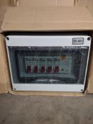 Consumer Unit 4 Way, Mini Leakage Circuit Breaker. RRP £31.99 - GRADE U