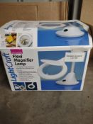 Lightcraft LED Compact Flexi Magnifier Lamp. RRP £22.99 - GRADE U