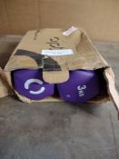 Opti Neoprene Dumbbell Set - 2 x 3kg. RRP £16.00 - GRADE U