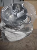 3 TIER PAN SET AND STEAMER. RRP £23.00 - GRADE U