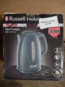 Russell Hobbs Textures Plastic Kettle. RRP £30.71 - GRADE U