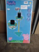 Peppa Pig Sing Along Microphone Stand. RRP £18.00 - GRADE U
