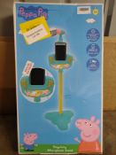 Peppa Pig Sing Along Microphone Stand. RRP £18.00 - GRADE U