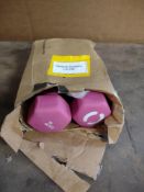 Opti Neoprene Dumbbell Set - 2 x 2kg. RRP £12.00 - GRADE U