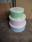 Tala Retro Design Round Cake Tins - 3 Pack. RRP £35.98 - GRADE U