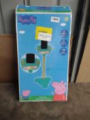 Peppa Pig Sing Along Microphone Stand. RRP £18.00 - GRADE U