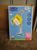 Peppa Pig Molded Microphone Stand. RRP £15.00 - GRADE U
