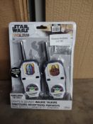 Star Wars The Mandalorian Lights and Sounds Walkie Talkies. RRP £18.00 - GRADE U