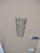 Portsmouth 4 drawer chest (30 x 27 x 97). RRP £150.00 - GRADE U