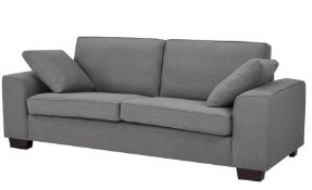 (P) RRP £400. Lola Sofa Charcoal / Grey. SKU: 574110