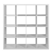 (P15) RRP £85. Clever Cube 4x4 Storage Unit – White. SKU: 468968.