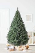 (P12) RRP £160. 7ft Aspen Pine Artificial Christmas Tree. SKU: 603112. It's A Truly Magical Time Of