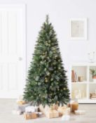 (P12) RRP £130. House Beautiful 6ft Beauly Pine Pre-lit Artificial Christmas Tree. SKU: 603118. Fil
