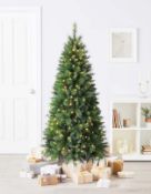 (P10) RRP £125. 6ft Dakota Pine Pre-lit Artificial Christmas Tree. SKU: 603117. Dakota Christmas t