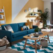 (R3) RRP £350. Scandi Stella Sofa – Mid Blue. SKU: 574100
