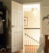 (4A) Colonial 6 Panel White Primed Internal Door - 686mm Wide. SKU: 248113. (H)1981 x (W)686 x (D)3