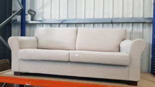 (R3) 3 Seater Sofa Natural / Beige