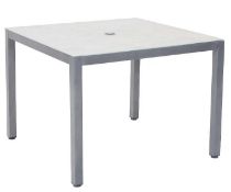 (R3) Hartman MAGNA 4 Seat Square Ceramic Table. (100x 100cm)