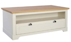 (5J) RRP £175.00. Diva Coffee Table – Ivory. SKU: 575818. (W)120 x (H)47 x (D)60cm.