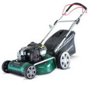 (6I) RRP £499. Qualcast QSPP46 46cm 140cc Self Propelled Keystart Petrol Rotary Lawn Mower