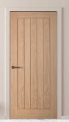 (4P) RRP 93.50. Oak Belize Door (1981x 762x 35mm). SKU: 495083