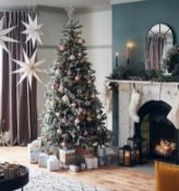 (P19) RRP £165. House Beautiful 7ft Nevada Spruce Artificial Christmas Tree. SKU: 603111. Make a st