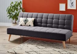 (4O) RRP £200. Clik Clak Kelly Sofa Bed Grey. SKU: 574095